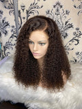 Kinky Curly Wig (Natural Dark Brown)