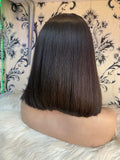 Natural Dark Brown Bob Wig