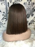 Bob Straight Wig (Natural Dark Brown)